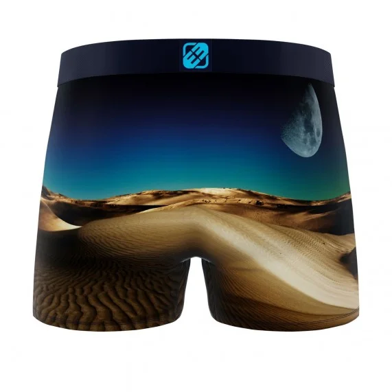 Men's Recycled Microfiber Boxer "Landscape 3 (Boxers) Freegun on FrenchMarket