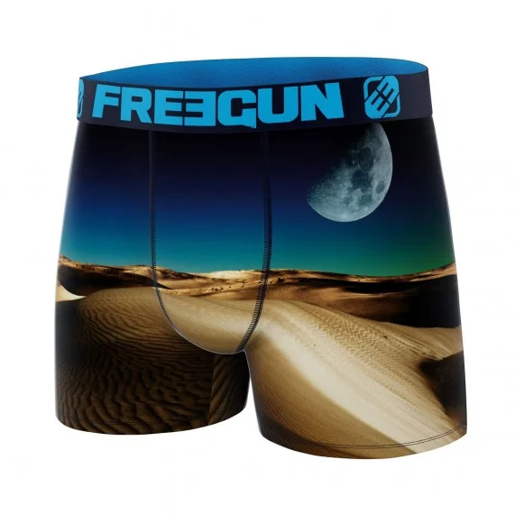 Boxer da uomo in microfibra riciclata "Landscape 3 (Boxer) Freegun chez FrenchMarket