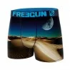 Men's Recycled Microfiber Boxer "Landscape 3 (Boxers) Freegun on FrenchMarket