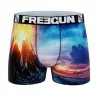 Boxer da uomo in microfibra riciclata "Landscape 3 (Boxer) Freegun chez FrenchMarket