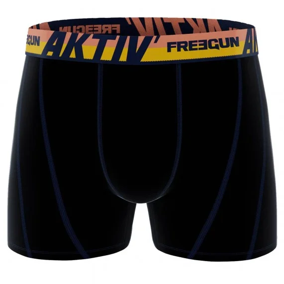 4er-Pack Boxershorts Baumwolle Mann AKTIV Sport "Practice & Train (Boxershorts für Männer) Freegun auf FrenchMarket