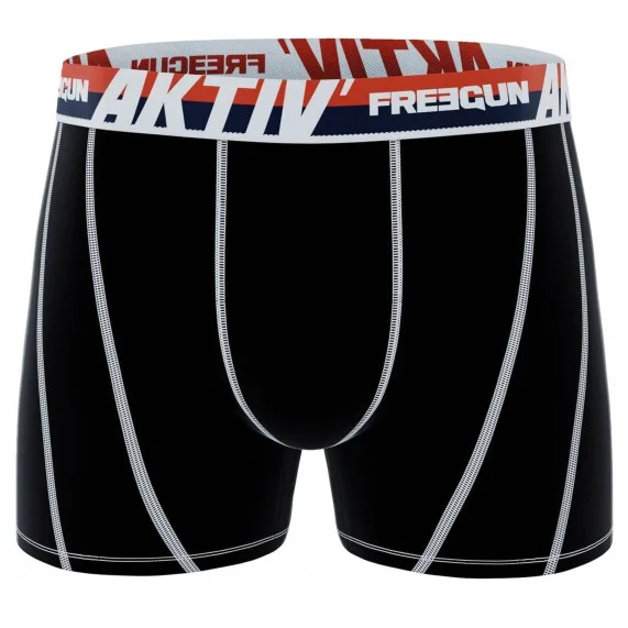 Set van 4 AKTIV Sport Katoenen Boxers voor Mannen "Oefenen & Trainen (Herenboxershorts) Freegun chez FrenchMarket