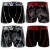 Set van 4 AKTIV Sport Katoenen Boxers voor Mannen "Camou (Herenboxershorts) Freegun chez FrenchMarket