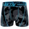 Set van 4 AKTIV Sport Katoenen Boxers voor Mannen "Camou (Herenboxershorts) Freegun chez FrenchMarket