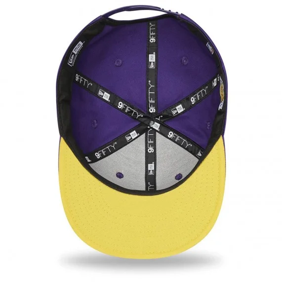 Cappellino 9FIFTY Los Angeles Lakers NBA Script Team (Cappellino) New Era chez FrenchMarket