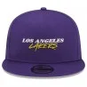 Cappellino 9FIFTY Los Angeles Lakers NBA Script Team (Cappellino) New Era chez FrenchMarket