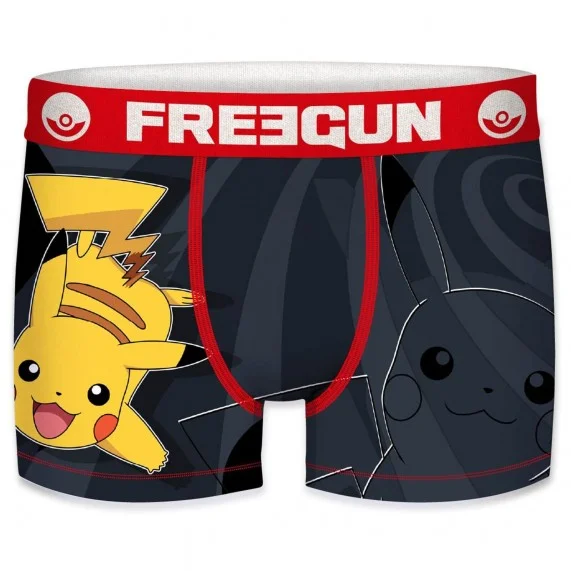 Juego de 3 calzoncillos para niño del equipo Pokemon Pikachu (Calzoncillos de niño) Freegun chez FrenchMarket
