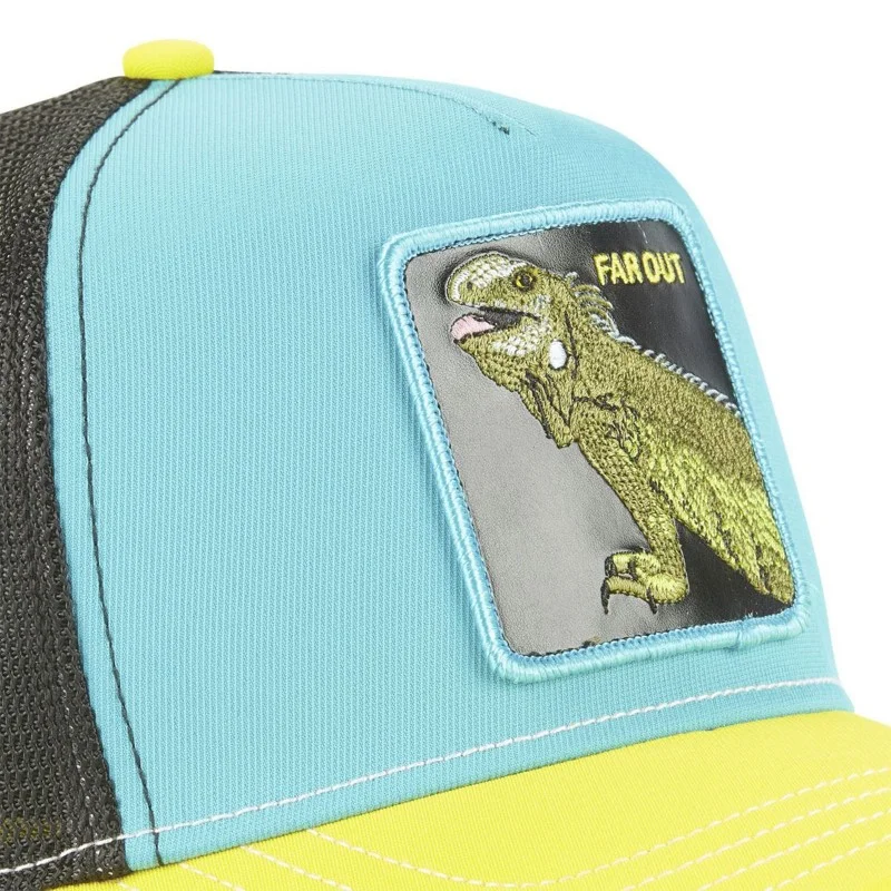 Goorin Bros. Far Out Iguana Party Blue, Black and Yellow Trucker Hat store