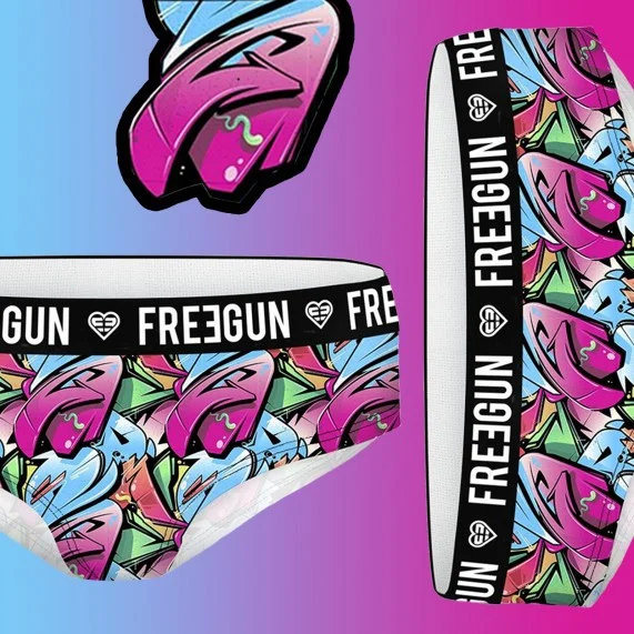 Set di 4 boxer per ragazze, fantasia (Boxer/Shorty) Freegun chez FrenchMarket