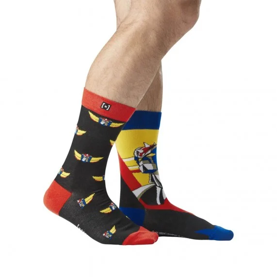 Chaussettes de Ville "Goldorak" (Chaussettes fantaisies) Capslab chez FrenchMarket