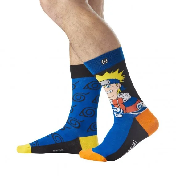 Chaussettes de Ville "Naruto" (Chaussettes fantaisies) Capslab chez FrenchMarket