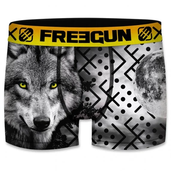 Lot de 4 Boxers Garçon Microfibre Recyclé Animaux (Lot boxers Garçon) Freegun chez FrenchMarket