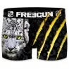 Pack di 4 boxer animali in microfibra riciclata per ragazzi (Boxer da ragazzo) Freegun chez FrenchMarket