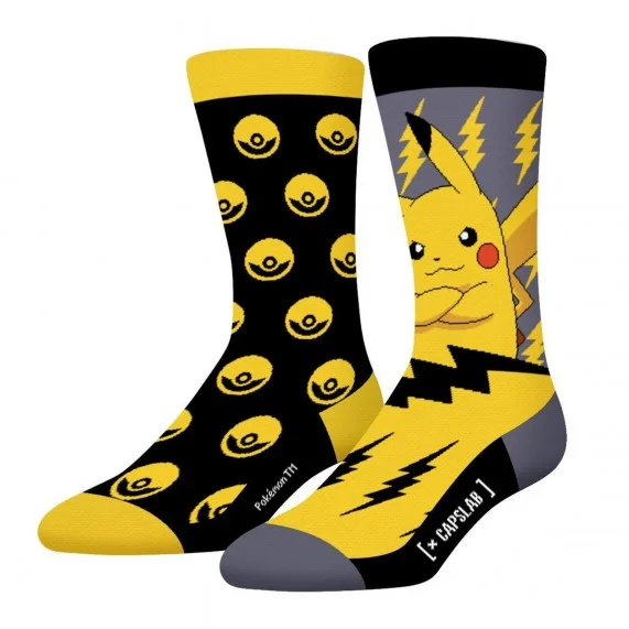 Calcetines Pokemon City (Calcetines de fantasía) Capslab chez FrenchMarket