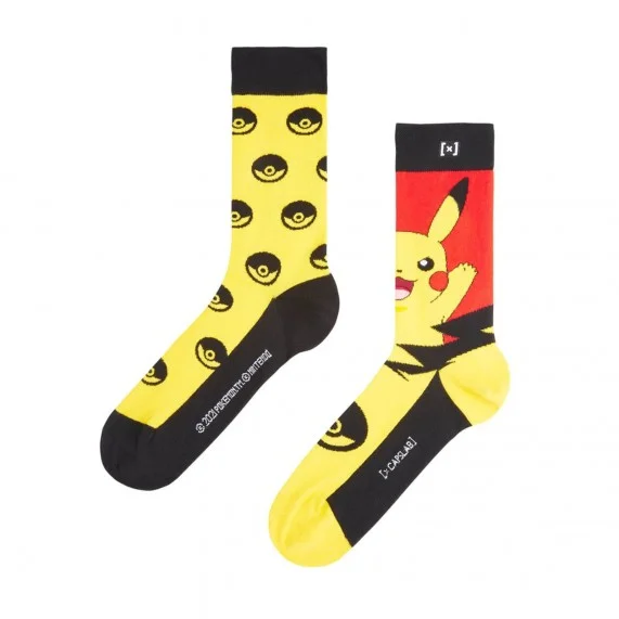 Chaussettes de Ville "Pokemon" (Chaussettes fantaisies) Capslab chez FrenchMarket