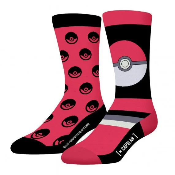 Calcetines Pokemon City (Calcetines de fantasía) Capslab chez FrenchMarket