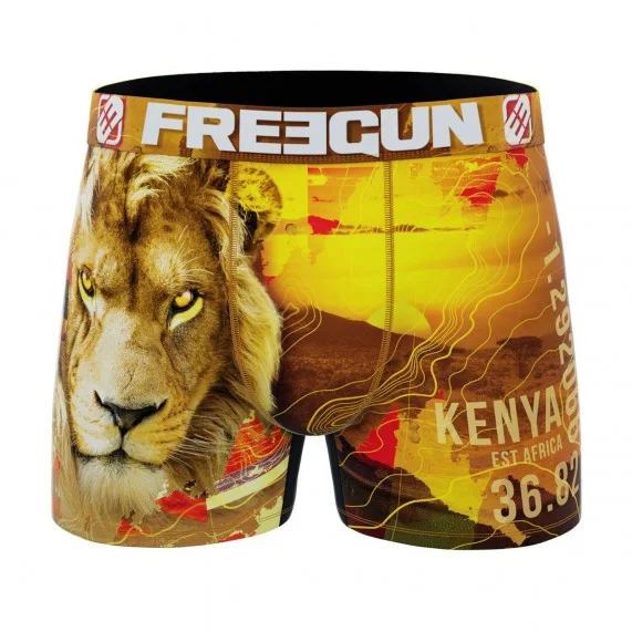 Men's Recycled Microfiber "Animal" Boxer (Boxers) Freegun on FrenchMarket