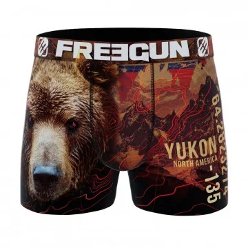 Boxershorts für Männer aus recycelter Mikrofaser "Tiere (Boxershorts) Freegun auf FrenchMarket