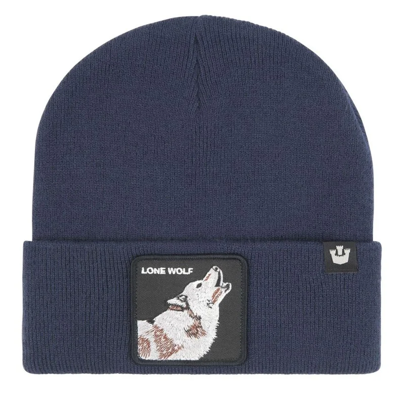 GOORIN BROS Beanie Men s Wolf Patch LONE WOLF