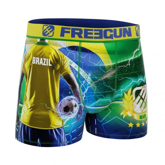 Boxer da calcio da uomo in microfibra (Boxer) Freegun chez FrenchMarket