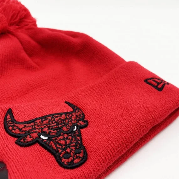 Gorro con pompón de los Chicago Bulls (Gorros) New Era chez FrenchMarket