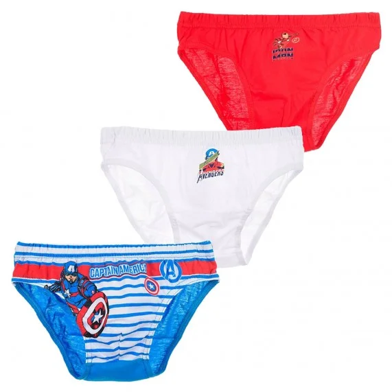 Avengers MARVEL - 3er-Set Baumwollslips für Jungen (Briefs) French Market auf FrenchMarket