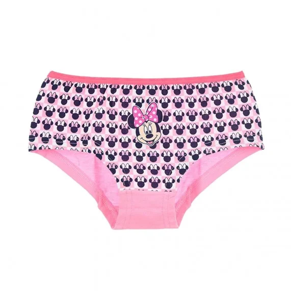 Set van 4 Minnie Disney Girl Katoenen Shorties (Boxers/Shorty) French Market chez FrenchMarket