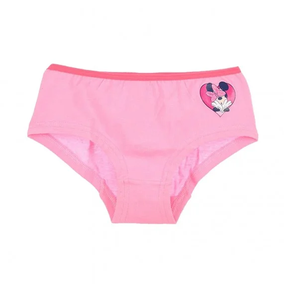 Juego de 4 calzoncillos de algodón Minnie Disney Girl (Boxers/Shorty) French Market chez FrenchMarket