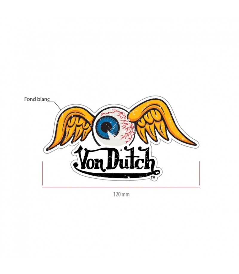 VON DUTCH Stickers Autocollant Customs Pack 4