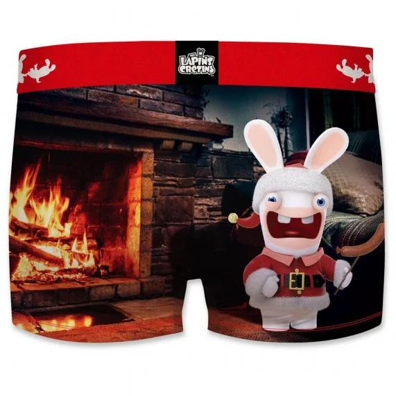 Boxer Homme Lapins Crétins Spécial Noël (Boxers Homme) Freegun chez FrenchMarket