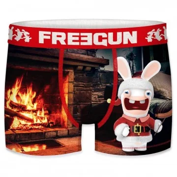 Boxershorts für Männer Rabbids Weihnachts-Special (Boxershorts) Freegun auf FrenchMarket