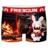 Boxer Homme Lapins Crétins Spécial Noël (Boxers Homme) Freegun chez FrenchMarket