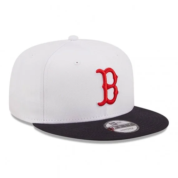 9FIFTY Boston Red Sox Cappello Corona Bianca Bianco (Cappellino) New Era chez FrenchMarket