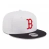 9FIFTY Boston Red Sox White Crown Cap Wit (Caps) New Era chez FrenchMarket