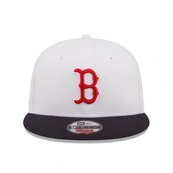 9FIFTY Boston Red Sox Cappello Corona Bianca Bianco (Cappellino) New Era chez FrenchMarket