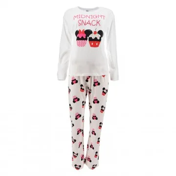 Minnie Mouse - Set pigiama da donna in cotone con spuntino di mezzanotte (Set di pigiami) French Market chez FrenchMarket