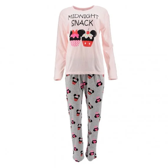 Minnie Mouse - Ensemble Pyjama Long Femme en Coton "Midnight Snack" (Ensembles de Pyjama) French Market chez FrenchMarket