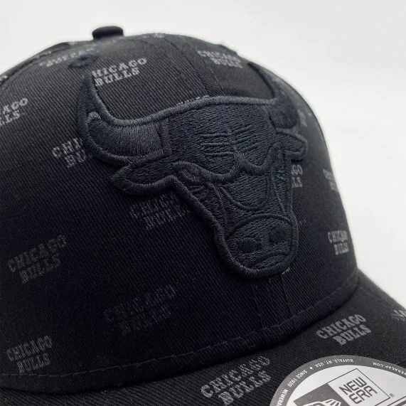 9FORTY Chicago Bulls Monogram Cap Nero NBA (Cappellino) New Era chez FrenchMarket