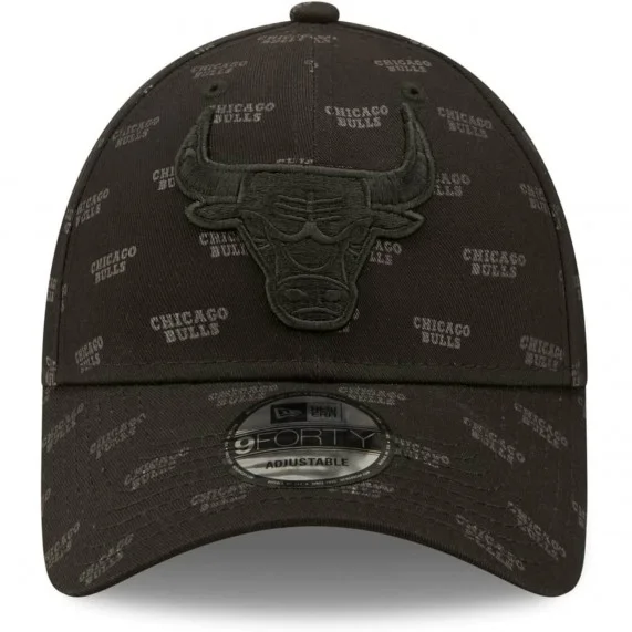 9FORTY Chicago Bulls Monogram Cap Nero NBA (Cappellino) New Era chez FrenchMarket