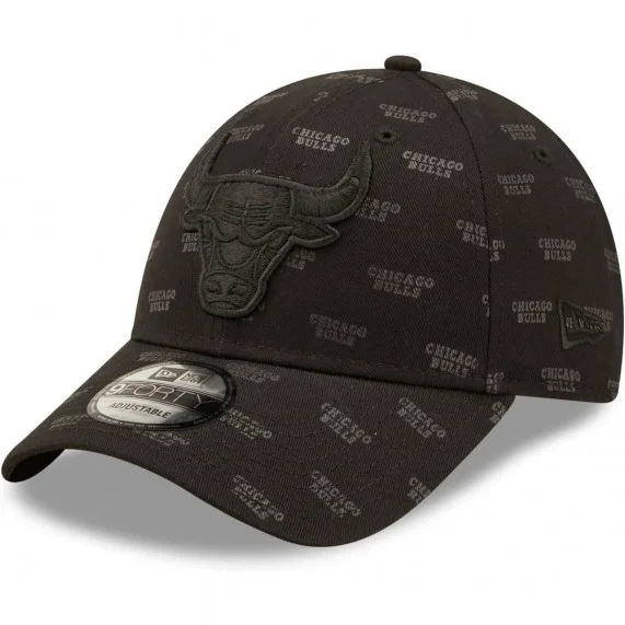 9FORTY Chicago Bulls Monogram Cap Nero NBA (Cappellino) New Era chez FrenchMarket