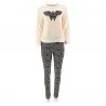 Wonder Woman - Damen-Pyjama-Set "Leopard" Fleece (Pyjama-Sets) French Market auf FrenchMarket