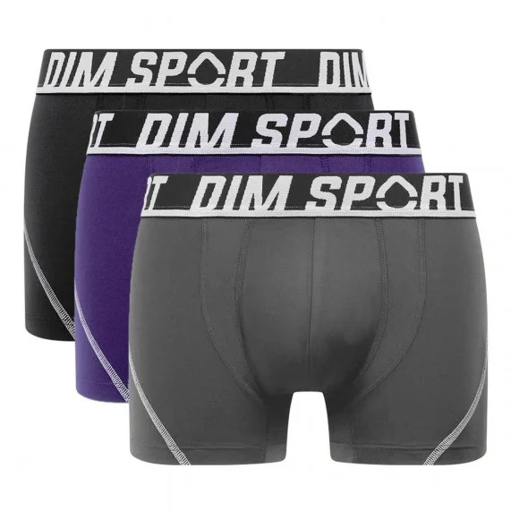 DIM SPORT" Heren Microfiber Boxershort Set van 3 (Boksers) Dim chez FrenchMarket