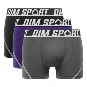 Set of 3 Men's Microfiber Boxers "DIM SPORT (Boxers) Dim on FrenchMarket