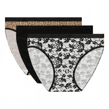 3er Set Cotton Stretch Fancy Panties "Les Pockets de Dim" (Höschen) Dim auf FrenchMarket