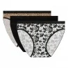 Set of 3 Cotton Stretch Fancy Panties "Les Pockets de Dim" (Panties) Dim on FrenchMarket