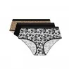 Lot de 3 Boxers Fantaisie Coton Stretch "Les Pockets de Dim" (Boxer Femme) Dim chez FrenchMarket