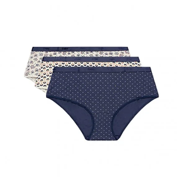 Lot de 3 Boxers Fantaisie Coton Stretch "Les Pockets de Dim" (Boxer Femme) Dim chez FrenchMarket