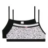 Set di 2 reggiseni da ragazza in cotone elasticizzato "Les Pockets (Reggiseni) Dim chez FrenchMarket