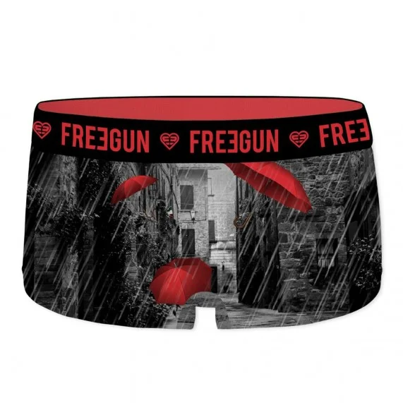 Juego de 4 calzoncillos Fancy Girl (Boxers/Shorty) Freegun chez FrenchMarket