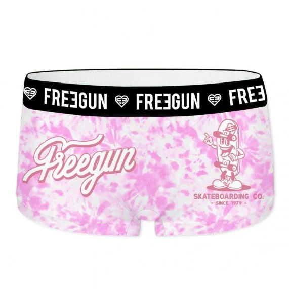 Set di 6 pantaloncini da ragazza fantasia (Boxer/Shorty) Freegun chez FrenchMarket